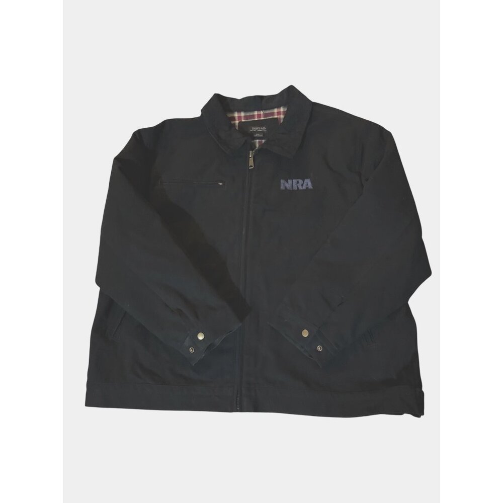 Burk’s Bay NRA Logo Jacket 3XL Flannel Lined Workwear Used - Picture 2 of 16